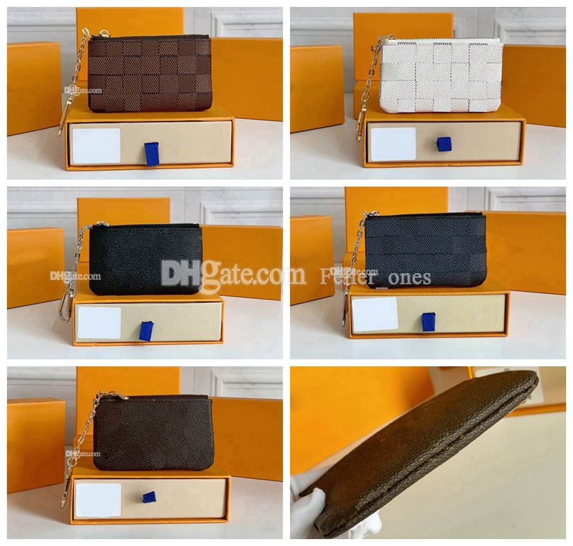 Classic Designer Letter Key Wallet Keychain Keyring Fashion Purse Pendant M62650 Wallets Car Chain Charm Brown Flower Mini Bag Trinket Gifts Accessories With box, Brown grid
Classic Designer Letter Key Wallet Keychain Keyring Fashion Purse Pendant M62650 Wallets Car Chain Charm Brown Flower Mini Bag Trinket Gifts Accessories With box, Brown grid