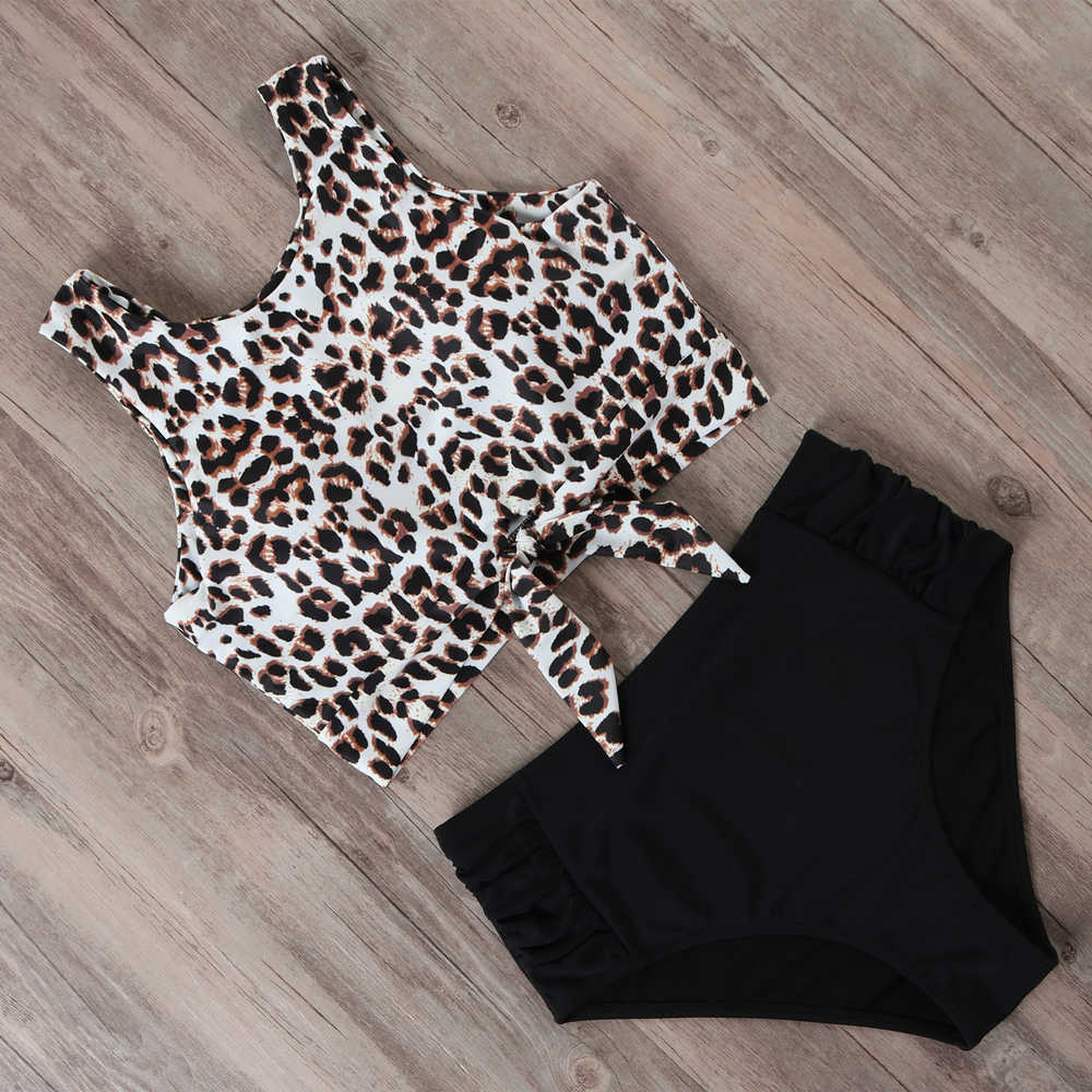 RUUHEE Swimsuit Women Bikini mujer Swimwear High Waist Set Sport Tops Bathing Suit Padded Beach Wear Biquinis 210611