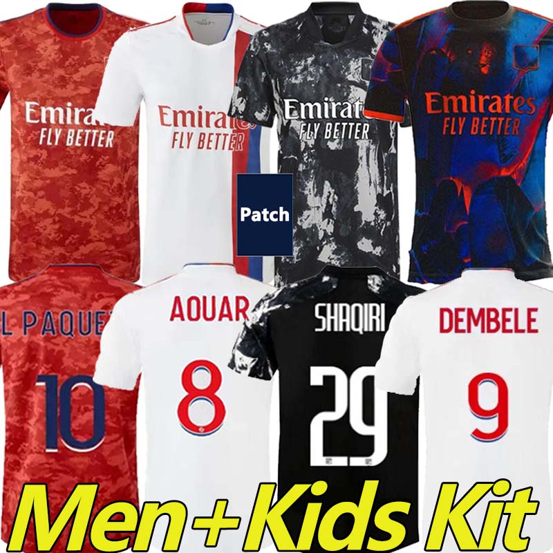 21/22/23 Maillot de foot lyon 4TH 2021 2022 Olympique Soccer Jerseys L.PAQUETÁ BOATENG CHERKI EMERSON fourth football shirts SHAQIRI L PAQUETA TRAORE BRUNO G men+kids kit, 21-22 home
21/22/23 Maillot de foot lyon 4TH 2021 2022 Olympique Soccer Jerseys L.PAQUETÁ BOATENG CHERKI EMERSON fourth football shirts SHAQIRI L PAQUETA TRAORE BRUNO G men+kids kit, 21-22 home
