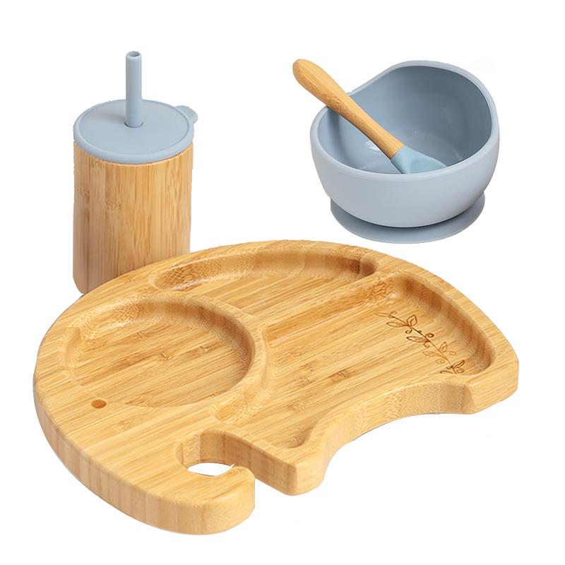 Cups, Dishes & Utensils 1Set Wooden Tableware Baby Bamboo Feeding Bowl Spoon Elephant Pattern Food Kids Training Plate Silicone
Cups, Dishes & Utensils 1Set Wooden Tableware Baby Bamboo Feeding Bowl Spoon Elephant Pattern Food Kids Training Plate Silicone