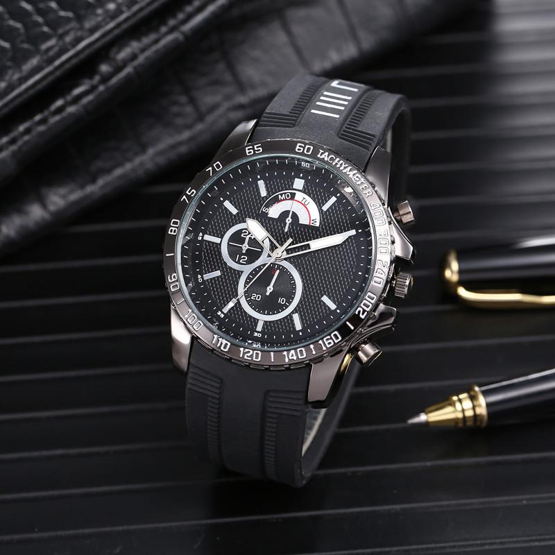 Wristwatches 2021 Watches For Men Luxury Big Dial Silicone Band Watch Men's Fashion Casual Trend Quartz, Black
Wristwatches 2021 Watches For Men Luxury Big Dial Silicone Band Watch Men's Fashion Casual Trend Quartz, Black