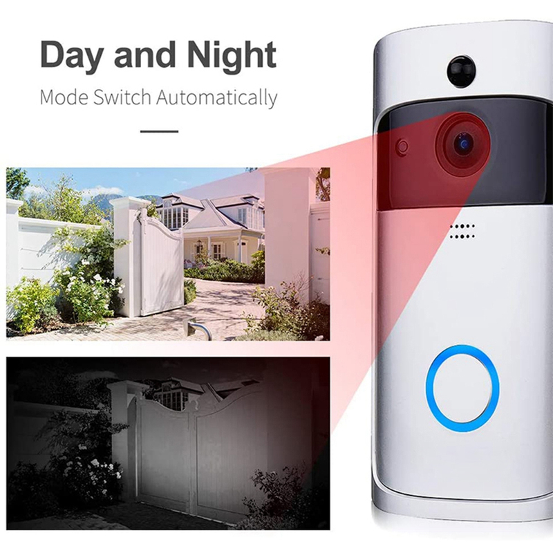 Smart Doorbell Wireless Bell Ring Camera Video Door Phone Call Intercom System Apartment Eye Wifi