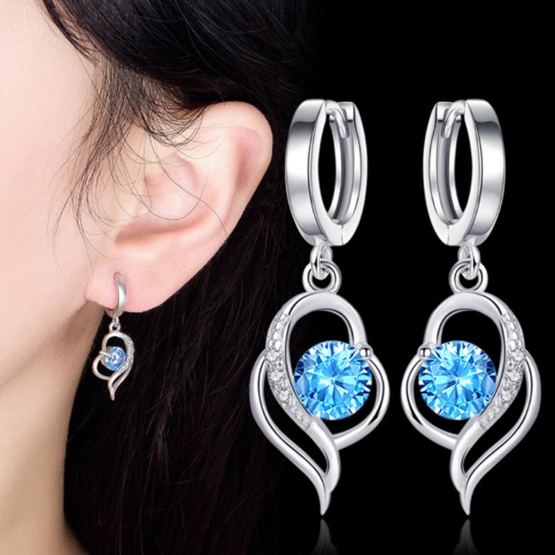 Dangle & Chandelier Wholesale 925 Sterling Silver Women's Fashion Jewelry High Quality Crystal Zircon Heart-shaped Hollow Long Tassel Earrin
Dangle & Chandelier Wholesale 925 Sterling Silver Women's Fashion Jewelry High Quality Crystal Zircon Heart-shaped Hollow Long Tassel Earrin