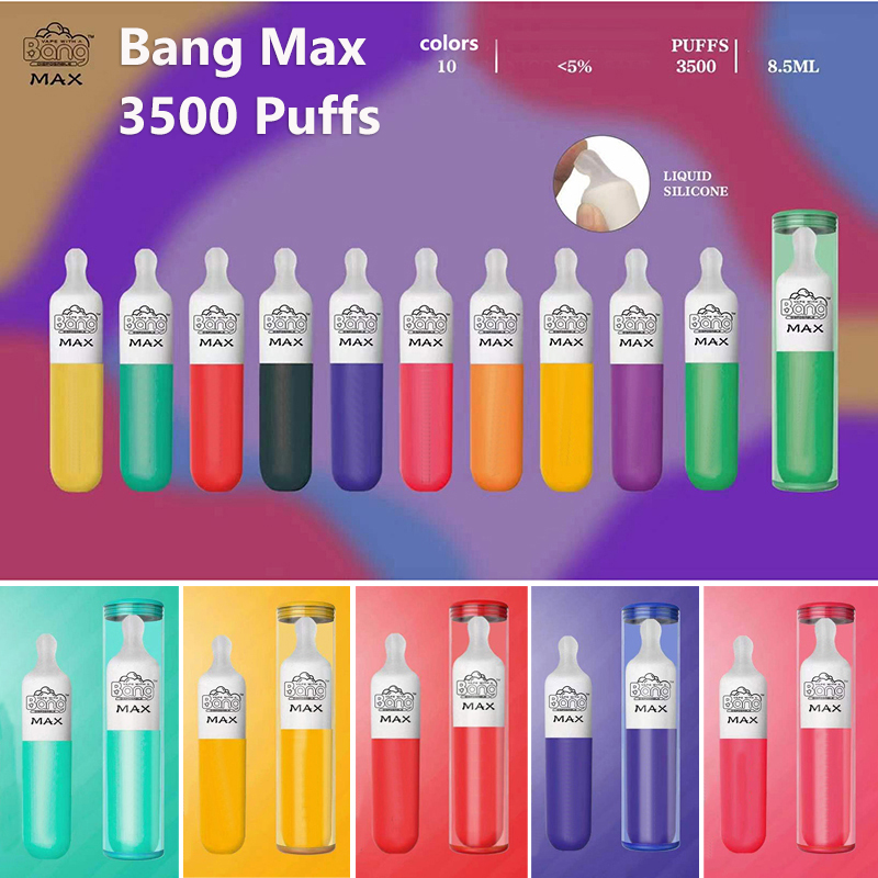 Bang XXL Max 3500 Puffs Disposable Vape Pen Large Capacity E Cigarettes 1400mAh Battery 8.5ml Pod With 1.4ohm Resistance Coil Soft Silicone Driptip
Bang XXL Max 3500 Puffs Disposable Vape Pen Large Capacity E Cigarettes 1400mAh Battery 8.5ml Pod With 1.4ohm Resistance Coil Soft Silicone Driptip