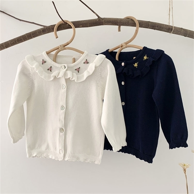 Baby Kids Girls Long Sleeve Embroidery Knit Cardigan Coat Autumn Winter Baby Kids Girls Cardigan Coat Children's Clothes 211106, W121501 white
Baby Kids Girls Long Sleeve Embroidery Knit Cardigan Coat Autumn Winter Baby Kids Girls Cardigan Coat Children's Clothes 211106, W121501 white