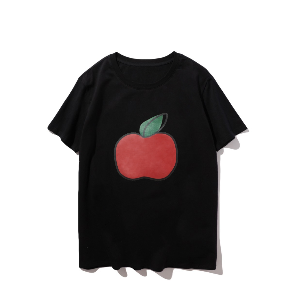 Luxury Men Designer T Shirt Fashion Apple Printing Short Sleeve High Quality Couples Black White Tees Size S-XXL
Luxury Men Designer T Shirt Fashion Apple Printing Short Sleeve High Quality Couples Black White Tees Size S-XXL