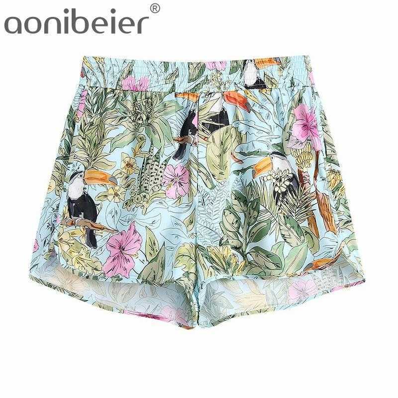 Animal Flowers Print Summer Casual Holiday Women Shorts Fashion Elastic High Waist Loose Female Bottoms 210604
Animal Flowers Print Summer Casual Holiday Women Shorts Fashion Elastic High Waist Loose Female Bottoms 210604