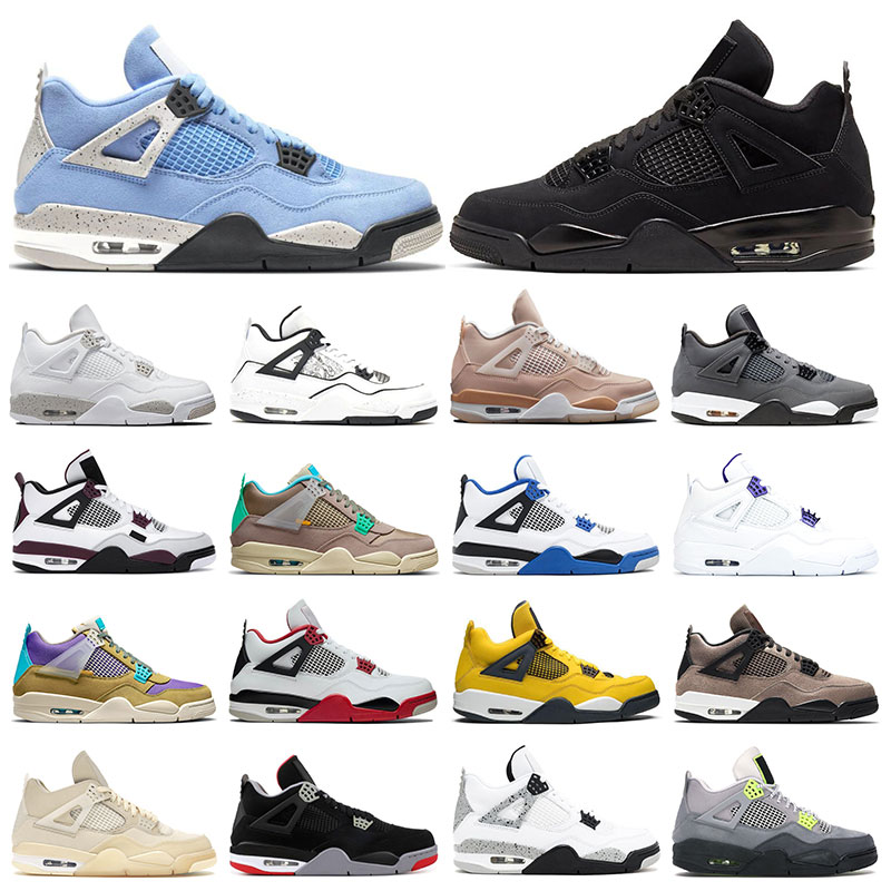 mens sneakers basketball shoes 4s White Oreo University Blue black cat Taupe Haze Paris Fire red Purple Metallic DIY womens sports trainers
mens sneakers basketball shoes 4s White Oreo University Blue black cat Taupe Haze Paris Fire red Purple Metallic DIY womens sports trainers