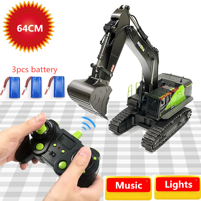High Simulation Excavator Engineering Vehicle 2.4G Remote Control Truck With Light Sound 114 22CH Large Size RC Truck Boy Gifts
High Simulation Excavator Engineering Vehicle 2.4G Remote Control Truck With Light Sound 114 22CH Large Size RC Truck Boy Gifts