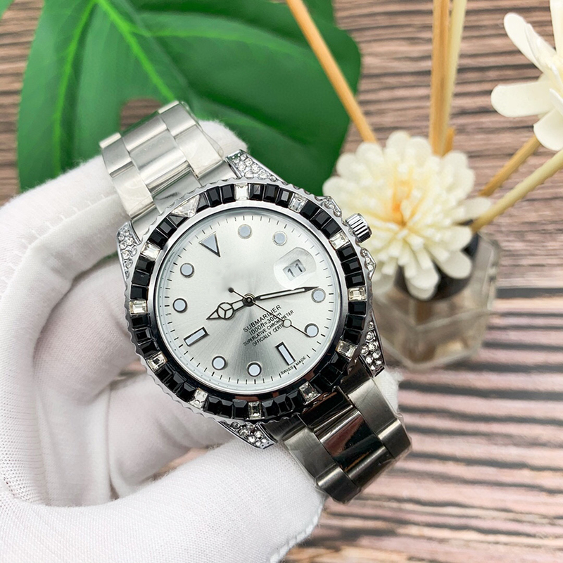 Luxury Relogio brand watch Gemstone case submarine men watches fashion dress designer automatic calendar, Slivery;brown
Luxury Relogio brand watch Gemstone case submarine men watches fashion dress designer automatic calendar, Slivery;brown
