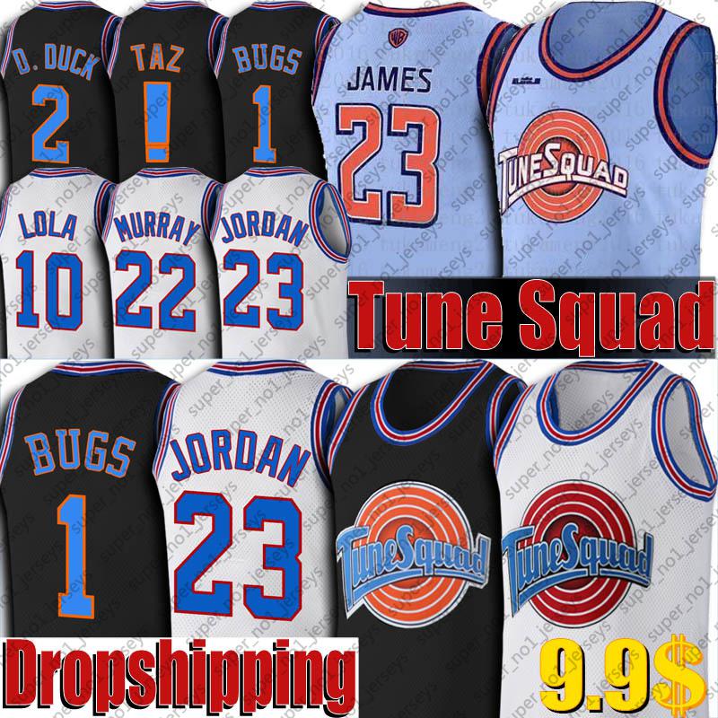 Drop Shipping Space Jam Tune Squad Michael Jersey Bugs Lola Bunny Murray Lebron 23 James D.Duck Polyester Mesh Basketball Movie Jersey, Black;red
Drop Shipping Space Jam Tune Squad Michael Jersey Bugs Lola Bunny Murray Lebron 23 James D.Duck Polyester Mesh Basketball Movie Jersey, Black;red