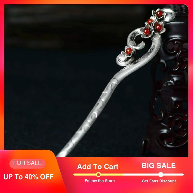 Hair Clips & Barrettes Cute Ethnic Hairpin For Women Zinc Alloy Flower Sticks Charm Red Carnelia Arnament Vintage Jewelry 2021 Gift, Golden;silver
Hair Clips & Barrettes Cute Ethnic Hairpin For Women Zinc Alloy Flower Sticks Charm Red Carnelia Arnament Vintage Jewelry 2021 Gift, Golden;silver