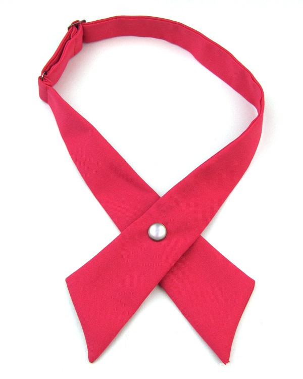 Hot Adjustable Cross Tie Wedding Bowtie bowknot Dailylife Criss-Cross Uniform Tie fashion Black/ Red 2021