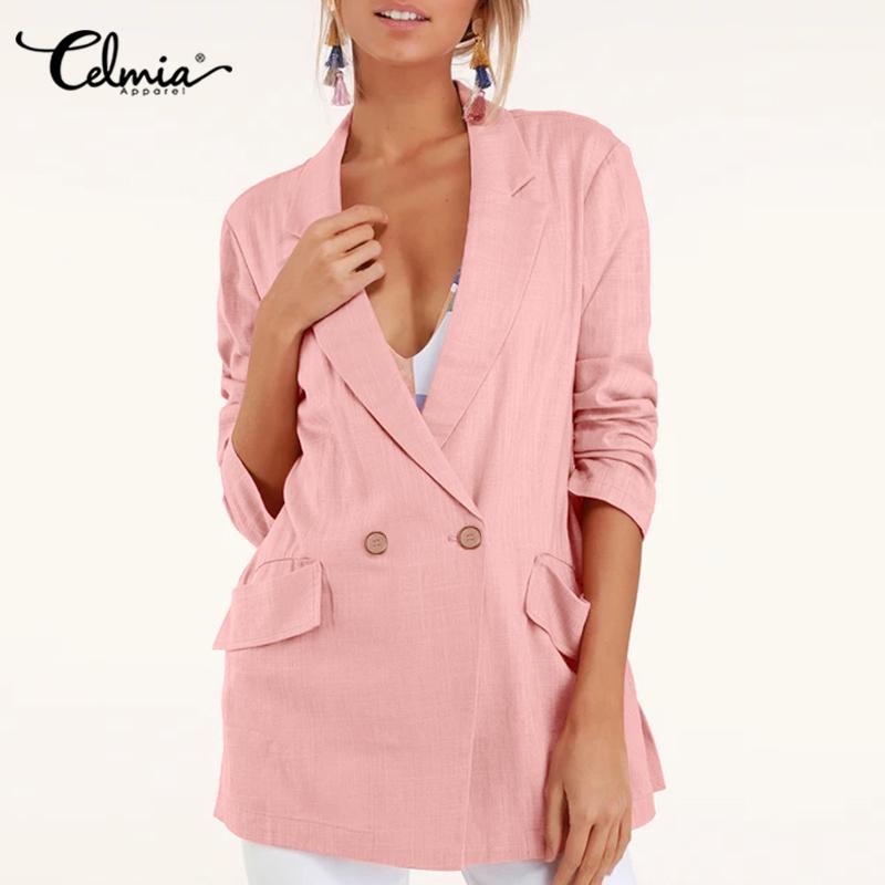 Celmia 2021 Fashion Thin Blazers Women Buttons Elegant Office Jackets Autumn Long Sleeve Casual Coats Ladies Formal Suit Blazer Women' Suit, Khaki
Celmia 2021 Fashion Thin Blazers Women Buttons Elegant Office Jackets Autumn Long Sleeve Casual Coats Ladies Formal Suit Blazer Women' Suit, Khaki