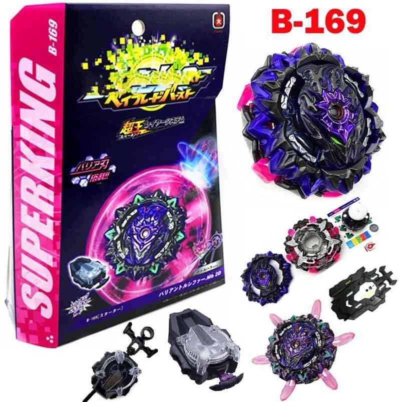 SuperKing Burst B-169 Variant Lucifer .Mb 2D Spark Launcher Spinning Top Juguetes Metal Fusion Gyroscope Toys for Children Boys 210803
SuperKing Burst B-169 Variant Lucifer .Mb 2D Spark Launcher Spinning Top Juguetes Metal Fusion Gyroscope Toys for Children Boys 210803