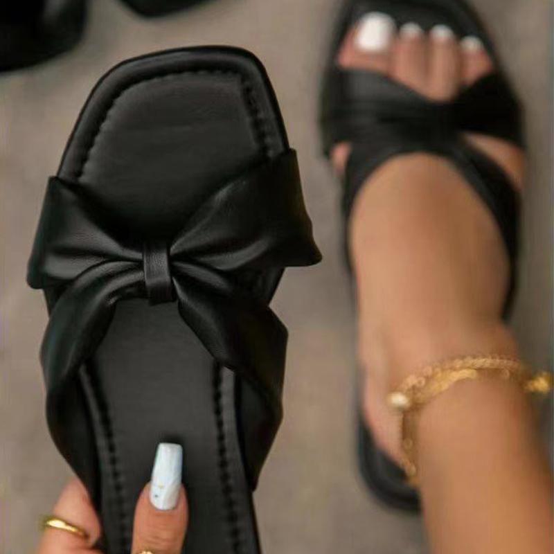 Slippers 2021 Women Bow Sewing Square Toe Woman Summer Beach Flats Female Casual Shoes Ladies Big Size Comfortable Footwear, Khaki
Slippers 2021 Women Bow Sewing Square Toe Woman Summer Beach Flats Female Casual Shoes Ladies Big Size Comfortable Footwear, Khaki