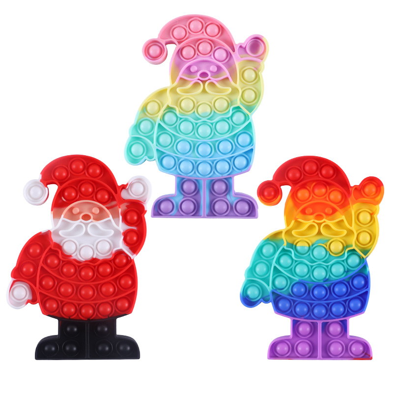 Creative Style Christmas Santa Claus Fidget Toys Push Bubble Fingertip Sensory Parent-child Interactive Toy gifts
Creative Style Christmas Santa Claus Fidget Toys Push Bubble Fingertip Sensory Parent-child Interactive Toy gifts