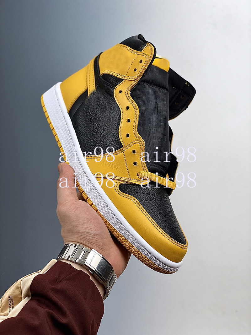 Basketball High Jumpman 1s Shoes Pollen Yellow Leather Sports Sneakers Outdoors Mens Womens Zapatos Trainers US5-13, 01
Basketball High Jumpman 1s Shoes Pollen Yellow Leather Sports Sneakers Outdoors Mens Womens Zapatos Trainers US5-13, 01