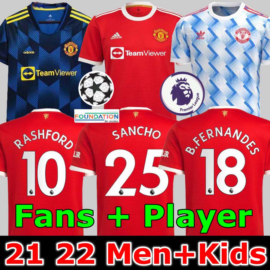 21 22 SANCHO Manchester soccer jersey UNITED Fans Player version MAN BRUNO FERNANDES LINGARD POGBA RASHFORD football shirt UTD 2021 2022 men + kids kit sets uniform, 21 22 home jersey
21 22 SANCHO Manchester soccer jersey UNITED Fans Player version MAN BRUNO FERNANDES LINGARD POGBA RASHFORD football shirt UTD 2021 2022 men + kids kit sets uniform, 21 22 home jersey