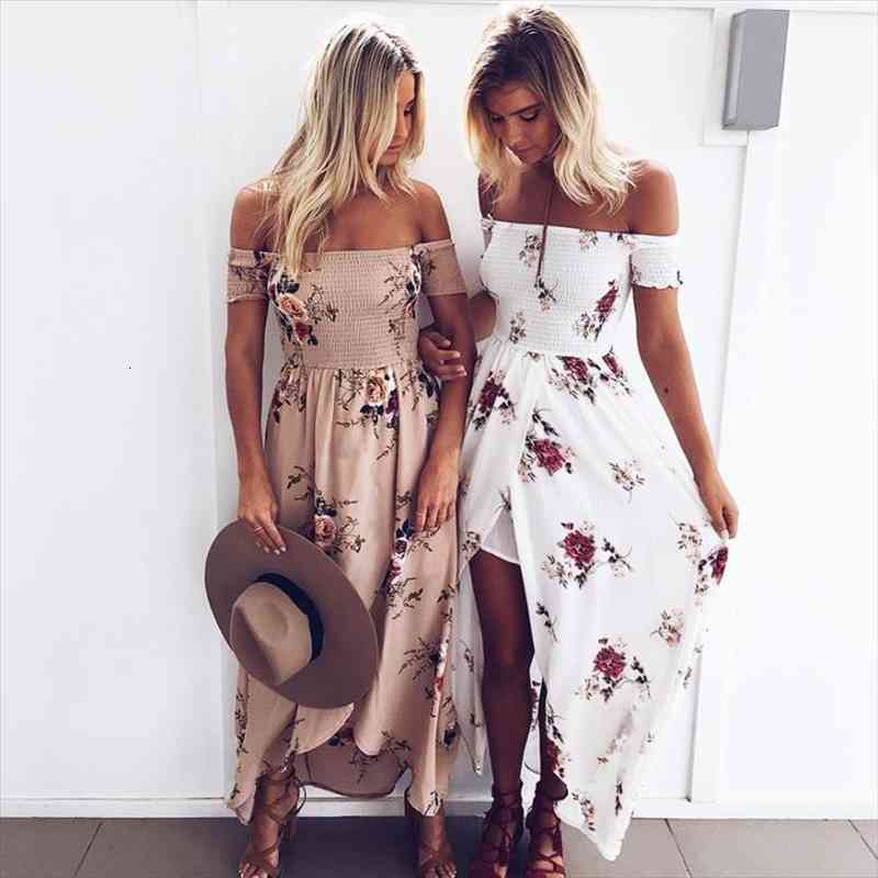 Boho Style Long Dress Women Off Shoulder Beach Dresses Floral Print Vintage Chiffon White Maxi Dress Vestidos De Festa, Black;gray
Boho Style Long Dress Women Off Shoulder Beach Dresses Floral Print Vintage Chiffon White Maxi Dress Vestidos De Festa, Black;gray