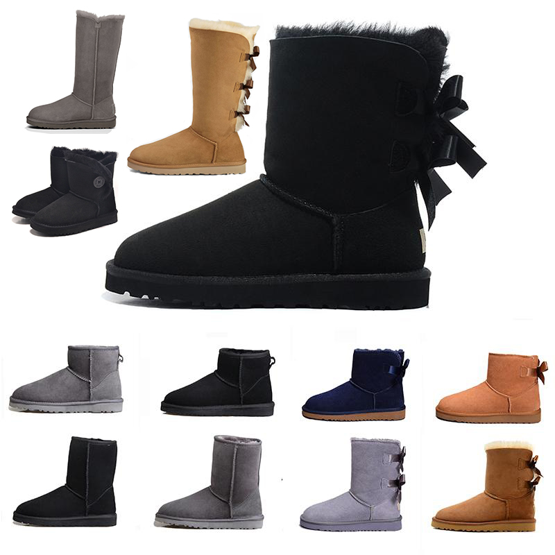 Black luxury designer women boots Classic tall chestnut Bailey Bowknot leather winter snow ankle womens Half Knee australian boots 36-41
Black luxury designer women boots Classic tall chestnut Bailey Bowknot leather winter snow ankle womens Half Knee australian boots 36-41