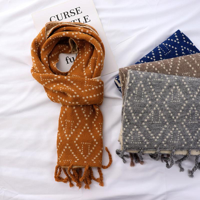 Scarves Autumn And Winter Student Korea Style All-Match Warm Grid Point Scarf Lovely Girl Wool
Scarves Autumn And Winter Student Korea Style All-Match Warm Grid Point Scarf Lovely Girl Wool
