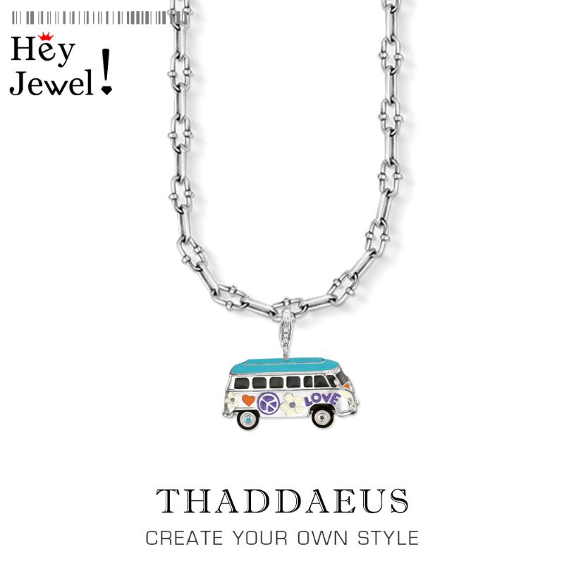 Peace Bus Charm Necklace,2021 Summer Brand Fashion Jewelry Europe 925 Sterling Silver Bijoux Vintage Gift For Women Men Chains
Peace Bus Charm Necklace,2021 Summer Brand Fashion Jewelry Europe 925 Sterling Silver Bijoux Vintage Gift For Women Men Chains