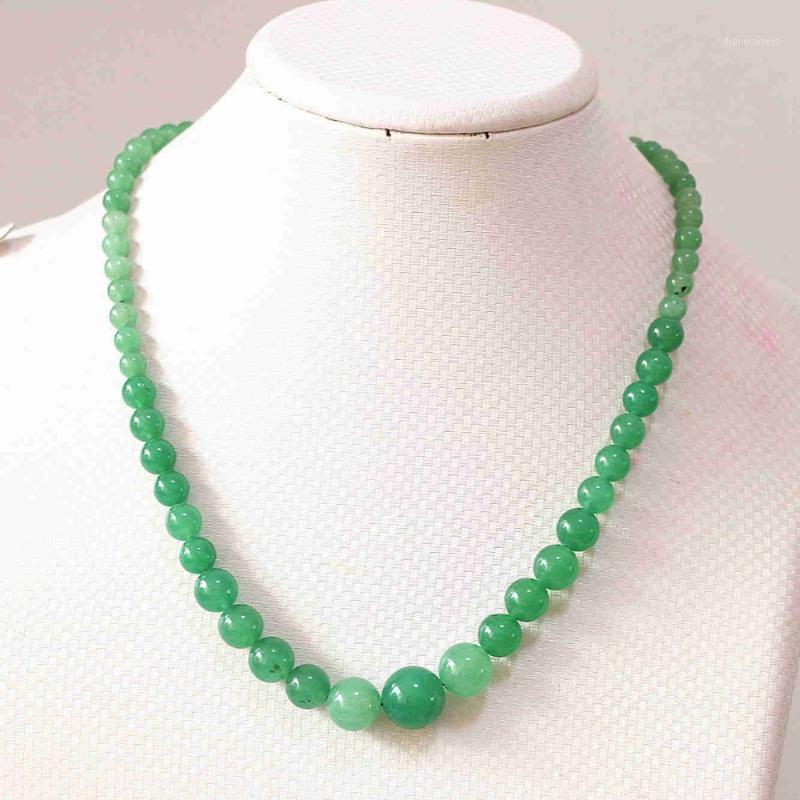 Green Aventurine Natural Stone Jades Chalcedony 6-14mm Round Beads Diy Chain Necklace For Women Choker 18inch B621 Chains
Green Aventurine Natural Stone Jades Chalcedony 6-14mm Round Beads Diy Chain Necklace For Women Choker 18inch B621 Chains