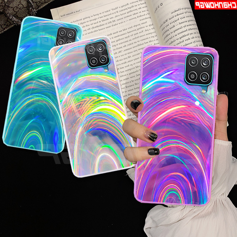 Case For Samsung Galaxy A12 Glitter Rainbow Mirror Phone Cases for Samsung A21S A51 A71 A01 A11 A31 A41 A32 a42 ONE 12 5G Coverage, Purple
Case For Samsung Galaxy A12 Glitter Rainbow Mirror Phone Cases for Samsung A21S A51 A71 A01 A11 A31 A41 A32 a42 ONE 12 5G Coverage, Purple