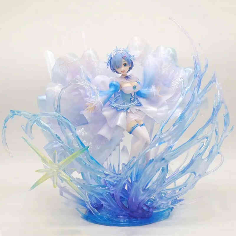 Re Life a Different World from Zero Figure Rem Re Zero Crystal dress PVC Action Figure Collection Model Toys Doll Gift Q0621, No retail box
Re Life a Different World from Zero Figure Rem Re Zero Crystal dress PVC Action Figure Collection Model Toys Doll Gift Q0621, No retail box