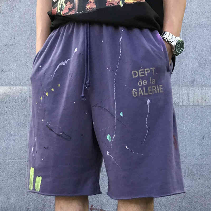 Galery dept high street color painting paint splashing Plush shorts women's pants men's sports Pants Capris XYM, Navy
Galery dept high street color painting paint splashing Plush shorts women's pants men's sports Pants Capris XYM, Navy
