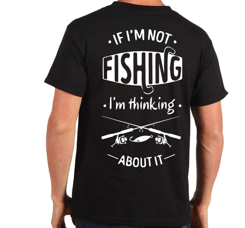 Fisherman T-Shirt Gift For Fisher Funny Fishing Apparel, White;black