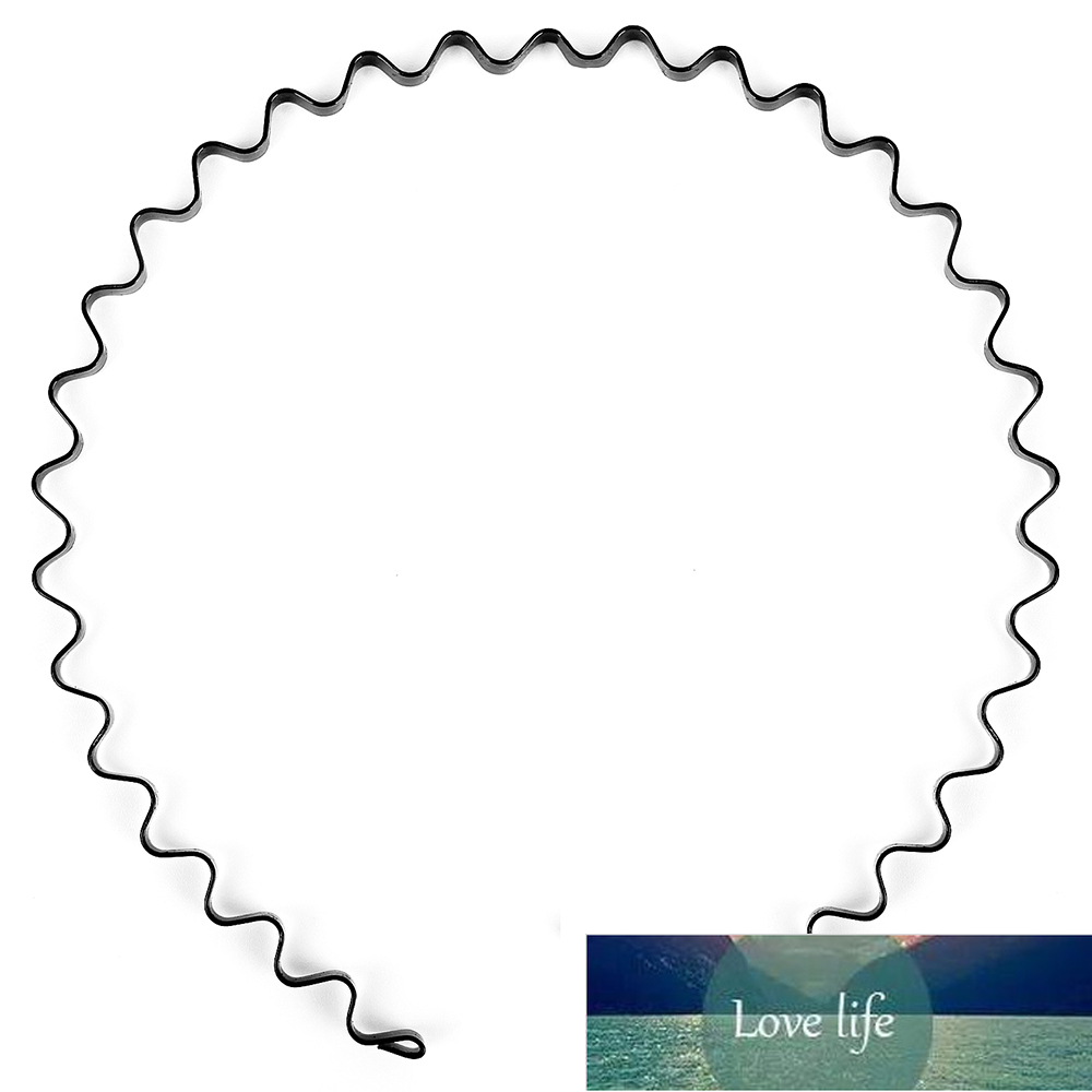 Invisible Men Women Unisex Black Metal Wavy Head Band Hair Band Head Bands Sport Headbands Headwear Hairband Hair Accessories Factory price expert des