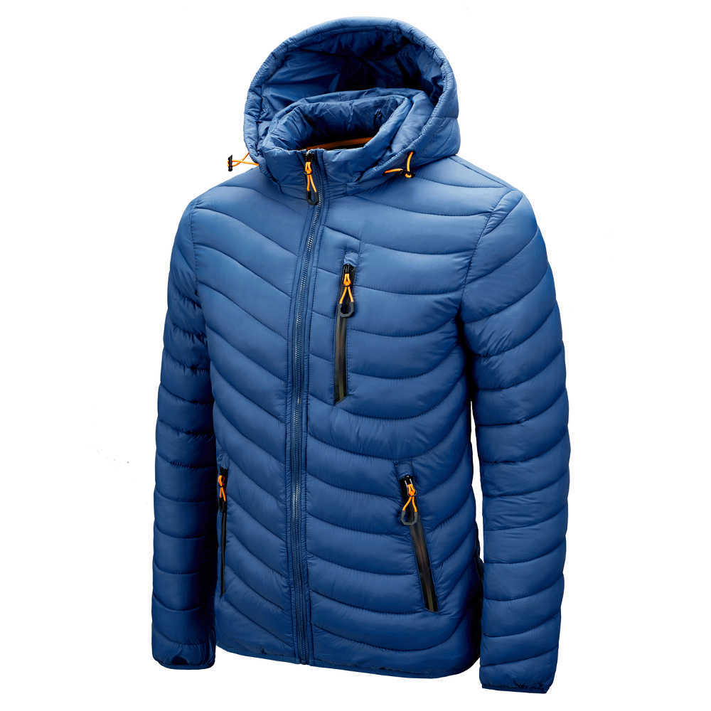 TFU Men's Autumn Winter Vintage Classic Hooded Warm Parkas Jackets Coat Men Outwear Casual Detachable Hat Outfits Parka Men 211014