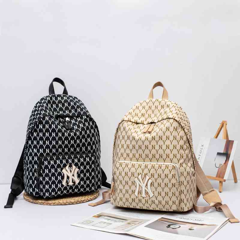 South women's Korean version of NY Yankees old flower backpack ins fashion bag, elegant schoolbag for boys and girls, Black (stock)
South women's Korean version of NY Yankees old flower backpack ins fashion bag, elegant schoolbag for boys and girls, Black (stock)
