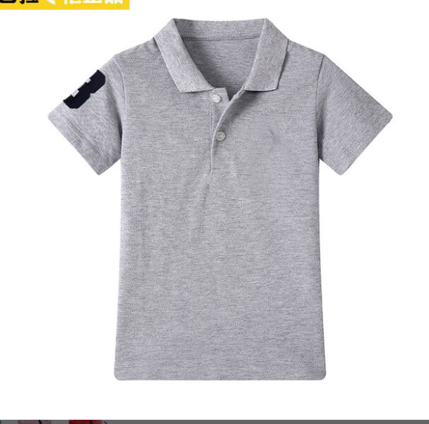 For 2-16T!Children Polos T-Shirts Kids Lapel Short sleeves Baby Polo shirt Boys Tops Clothing Embroidery Tees Girl Cotton T shirts, Gray
For 2-16T!Children Polos T-Shirts Kids Lapel Short sleeves Baby Polo shirt Boys Tops Clothing Embroidery Tees Girl Cotton T shirts, Gray