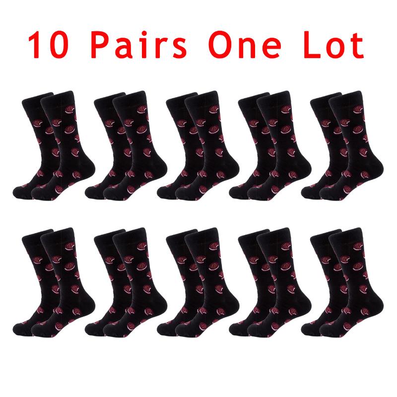 Men's Socks 10 Pairs Black Sandwich Biscuit Printed For Man Cotton Crew Length High Quality Fashion Dress
Men's Socks 10 Pairs Black Sandwich Biscuit Printed For Man Cotton Crew Length High Quality Fashion Dress