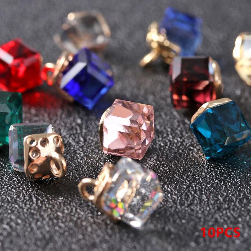 Pendant Necklaces 10pcs 14 Colors Cube Crystal Beads Square Shape Glass Spacer DIY Tool Crafts Jewelry Making Bracelet Components, Silver
Pendant Necklaces 10pcs 14 Colors Cube Crystal Beads Square Shape Glass Spacer DIY Tool Crafts Jewelry Making Bracelet Components, Silver