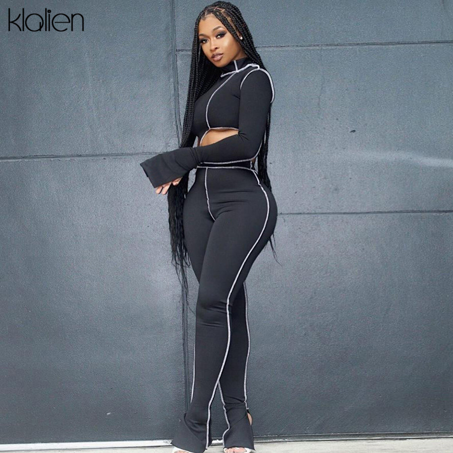 one sleeve t shirt and trousers 2 piece set street casual elastic fitness tracksuit women activewear two piece outfit, Black;gray
one sleeve t shirt and trousers 2 piece set street casual elastic fitness tracksuit women activewear two piece outfit, Black;gray