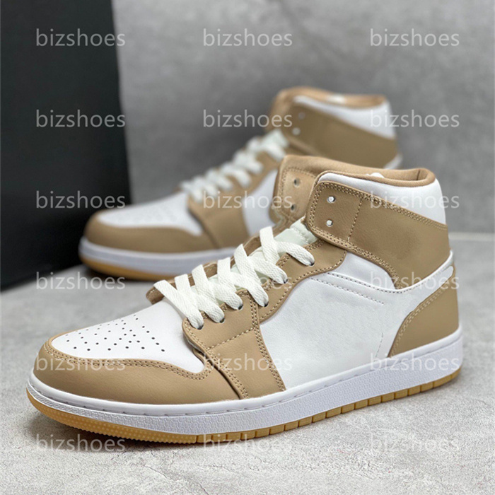 1 Mid Tan Gum Skate Shoe Hemp Yellow White Sports Outdoor Basketball shoes Trainers, 01
1 Mid Tan Gum Skate Shoe Hemp Yellow White Sports Outdoor Basketball shoes Trainers, 01
