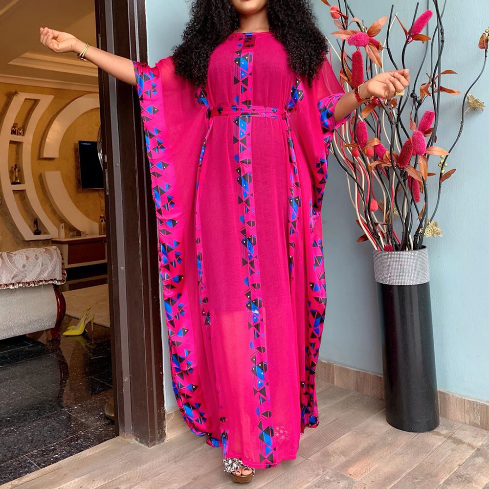 New Fashion Striped Party Dress 2021 Elegant Plus Size Chiffon Long Casual Translucent Loose Dress Robe Africaine Femme Summer, Blue
New Fashion Striped Party Dress 2021 Elegant Plus Size Chiffon Long Casual Translucent Loose Dress Robe Africaine Femme Summer, Blue