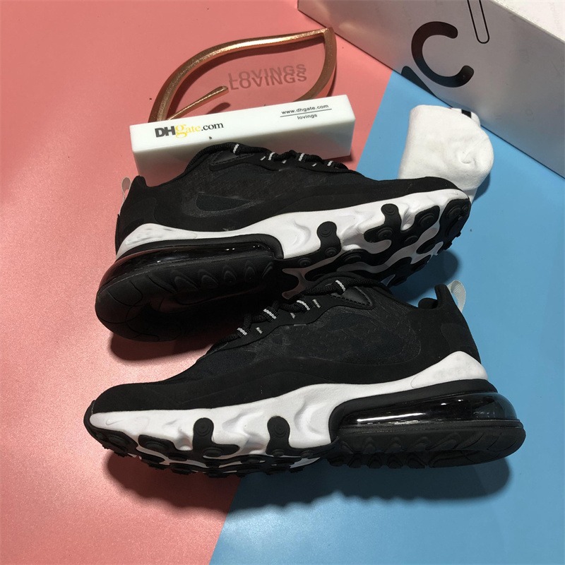 Top Quality Cushion Men Women 270 React TS Sports Running Shoes Mesh Cactus Trails Triple Bahuaus 27C Black White Mens Womens Summer Trainers Sneakers With Box, Customize
Top Quality Cushion Men Women 270 React TS Sports Running Shoes Mesh Cactus Trails Triple Bahuaus 27C Black White Mens Womens Summer Trainers Sneakers With Box, Customize