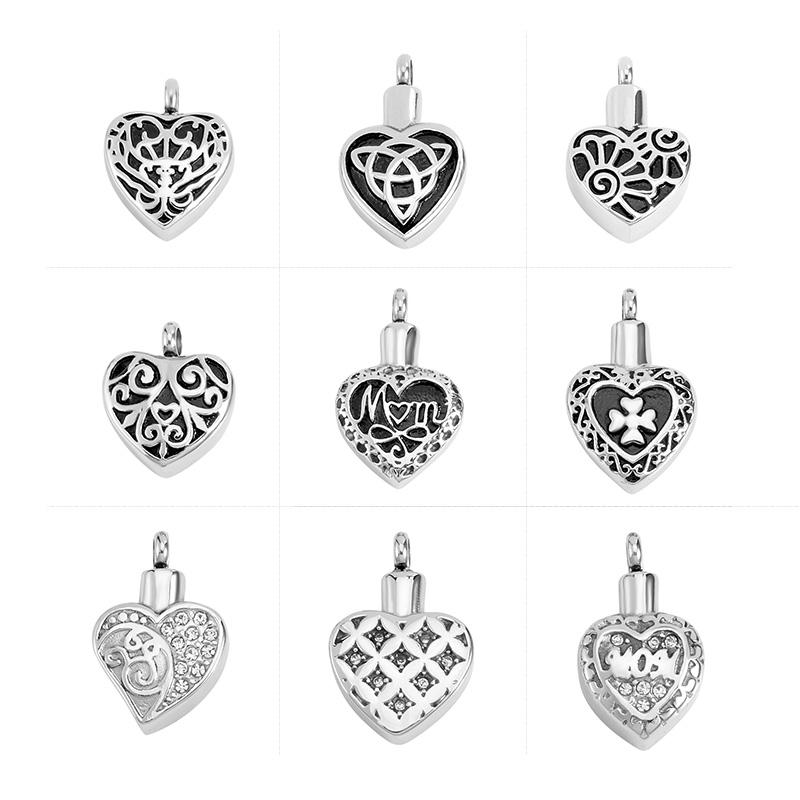 Pendant Necklaces SOITIS Rhinestone Necklace Urn Cremation Pendants Mom Jewelry Heart Shape Sliver/Black For Ashes Steel Beads Chain
Pendant Necklaces SOITIS Rhinestone Necklace Urn Cremation Pendants Mom Jewelry Heart Shape Sliver/Black For Ashes Steel Beads Chain