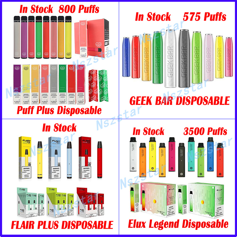 Puff plus Disposable Vape E Cigarette FLAIR PLUS ELUX LEGEND 575 600 800 1500 3500 Puffs Vaporizer Pen Kit VS Bang XXL In Stock
Puff plus Disposable Vape E Cigarette FLAIR PLUS ELUX LEGEND 575 600 800 1500 3500 Puffs Vaporizer Pen Kit VS Bang XXL In Stock