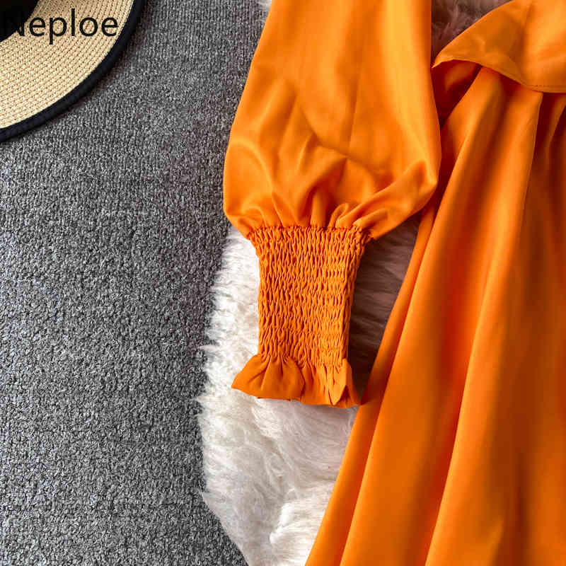 Neploe Maxi Dresses for Women Spring Robe Beach Style Slim Fit Elegant Vestidos Mujer Contrast Color Patchwork Dress 95013 210422