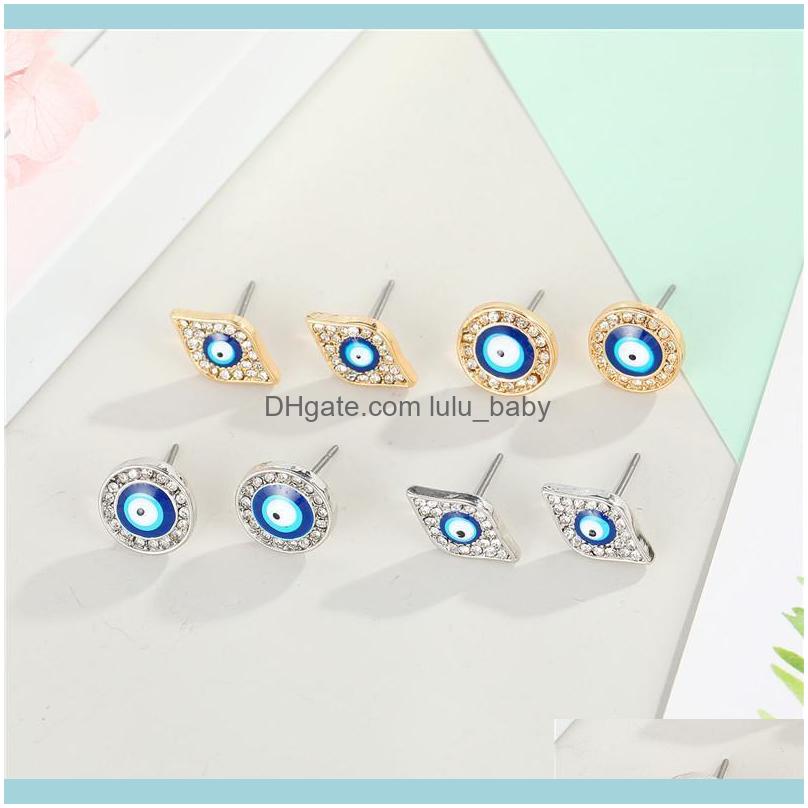 Stud Jewelrystud 1Pair Crystal Turkish Evil Eye Small Earrings For Women Vintage Bohemian Rhinestone Round Sun Ear Jewelry E6671 Drop Delive
Stud Jewelrystud 1Pair Crystal Turkish Evil Eye Small Earrings For Women Vintage Bohemian Rhinestone Round Sun Ear Jewelry E6671 Drop Delive