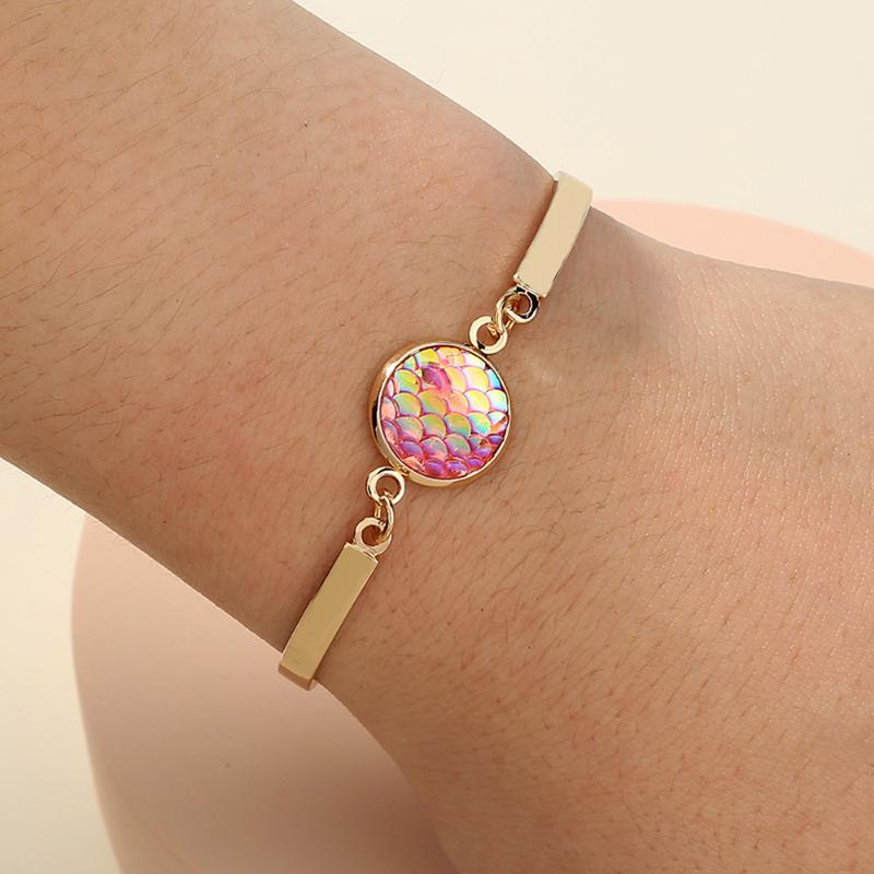 Bangle 2021 Selling Style Fashion Multicolored Resin Fish-Scale Bracelet Accessories For Girl
Bangle 2021 Selling Style Fashion Multicolored Resin Fish-Scale Bracelet Accessories For Girl