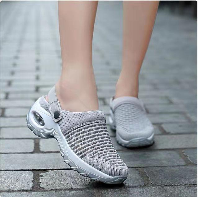 Sandals 2021 Women Shoes Casual Increase Cushion Non-slip Platform Sandal For Breathable Mesh Outdoor Walking Slippers, Black
Sandals 2021 Women Shoes Casual Increase Cushion Non-slip Platform Sandal For Breathable Mesh Outdoor Walking Slippers, Black