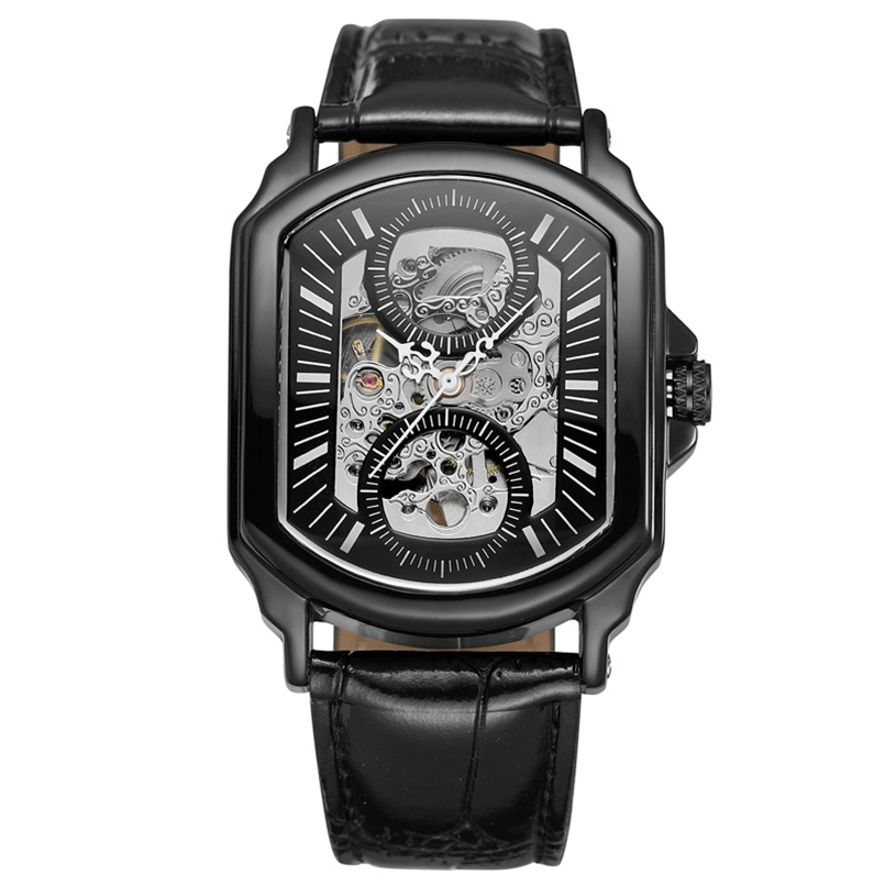 Designer Tonneau Mechanical Watches Automatic Self-Wind Floating Cloud Carving Skeleton Luxury Top Brand Men's Wristwatches 210707, Silver black
Designer Tonneau Mechanical Watches Automatic Self-Wind Floating Cloud Carving Skeleton Luxury Top Brand Men's Wristwatches 210707, Silver black