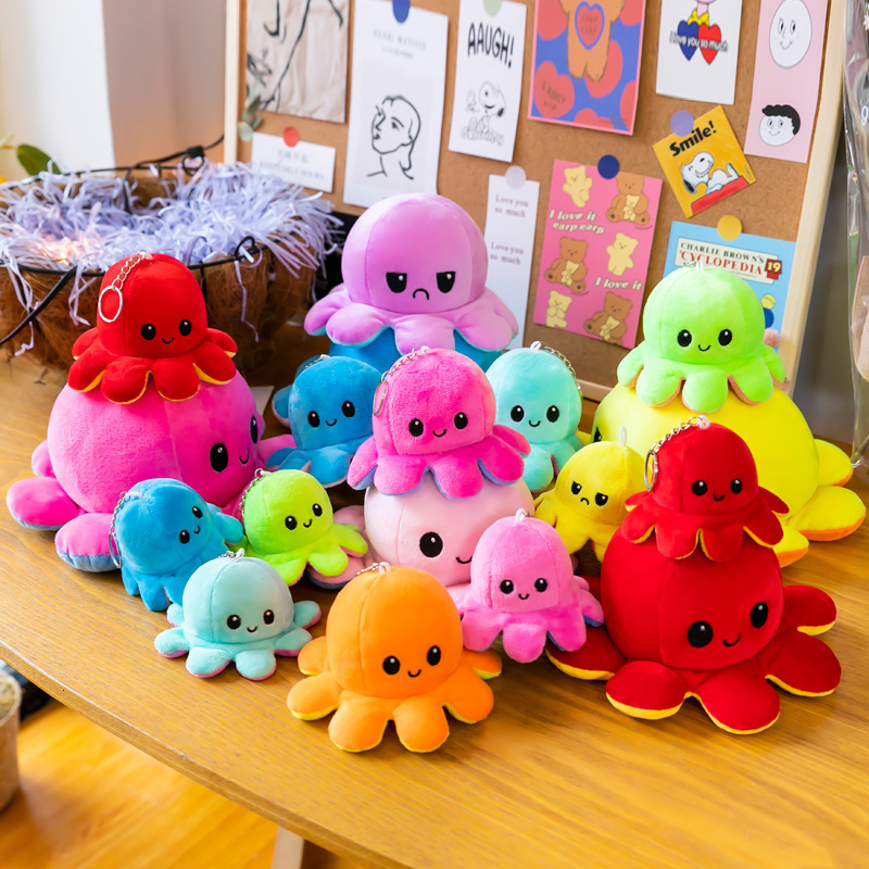 Angry Little Octopus Turned Over Changing Mood Double Faced Smiling Face Reversal Plush Toy Grab Doll
Angry Little Octopus Turned Over Changing Mood Double Faced Smiling Face Reversal Plush Toy Grab Doll